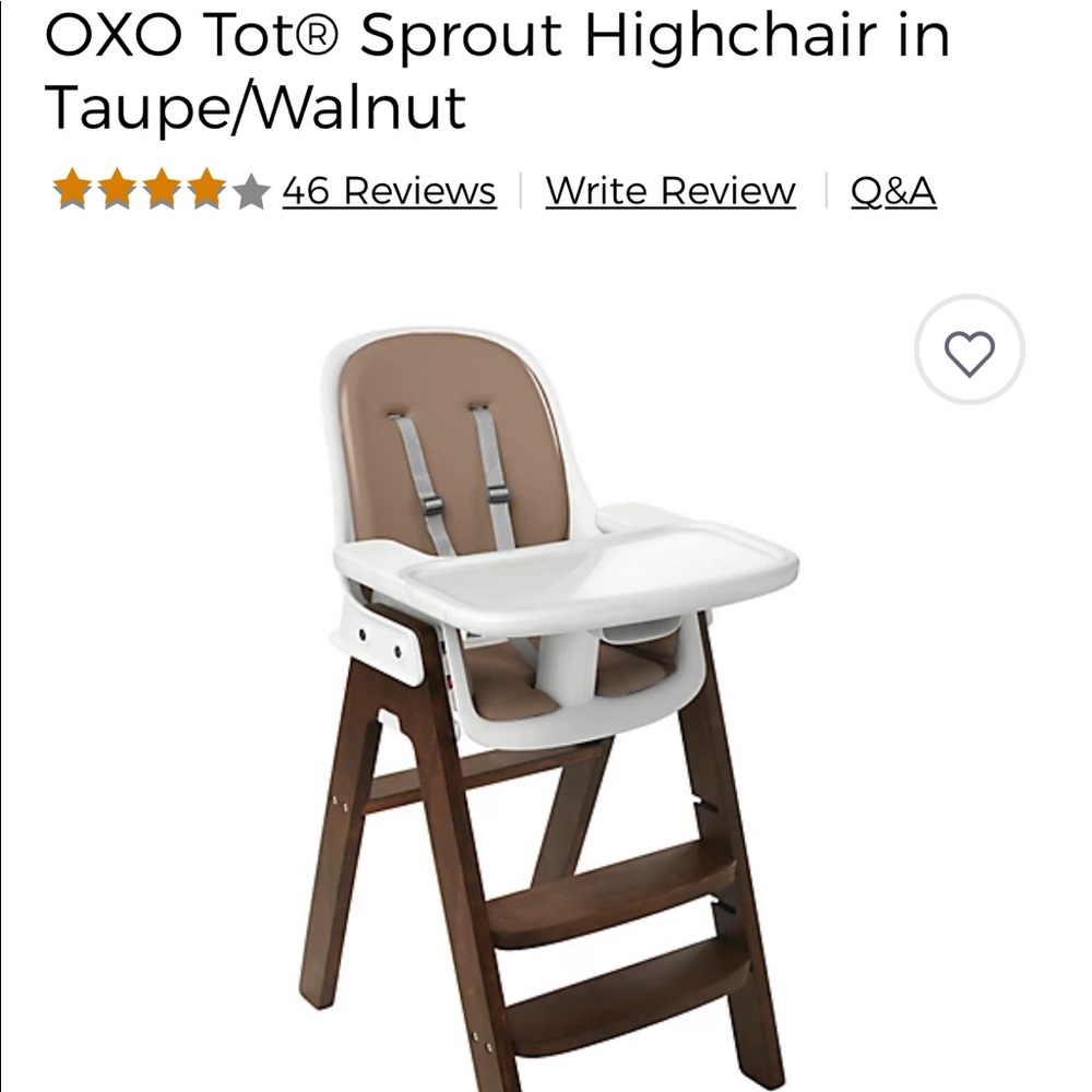 Oxo tot high chair. Excellent condition